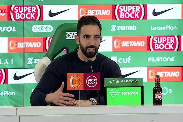 Amorim satisfeito com o jogo de Trincão