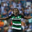 Quenda, de 17 anos, festeja um dos dois golos que já marcou na equipa principal do Sporting