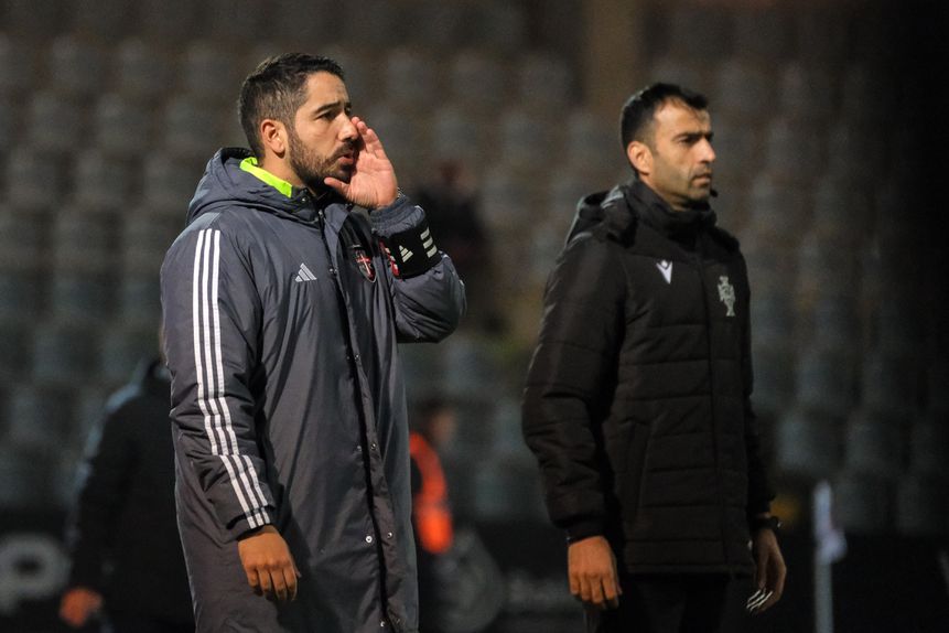 João Pereira não escondeu a sua insatisfação pelo facto de a equipa de arbitragem ter validado o golo do Famalicão
