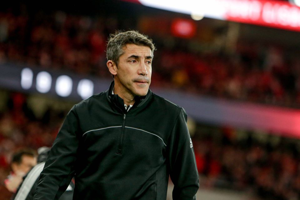 Bruno Lage, treinador do Benfica, em fase de jogo