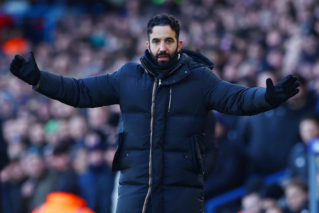 Ruben Amorim no empate frente ao Leeds