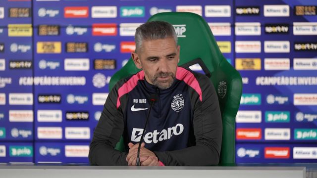 Rui Borges: «Solidário em relação a Ruben Amorim»