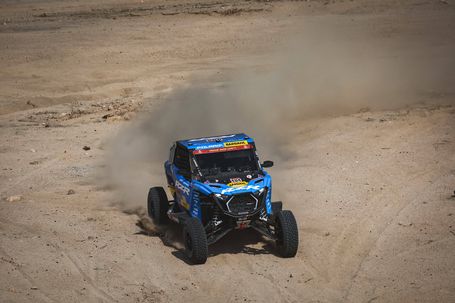 Piloto português Gonçalo Guerreiro, em Polaris RZR