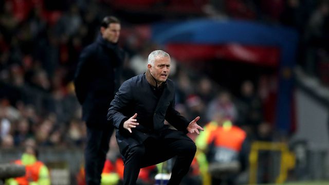 José Mourinho - 53,8% - 50 vitórias, 26 empates e 17 derrotas em 93 jogos