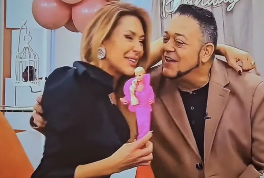 Merche Romero com o irmão Óscar