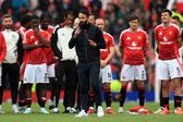 Ruben Amorim falou aos adeptos do Manchester United, em pleno relvado de Old Trafford, no final da época 2024/25 (IMAGO)