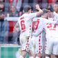 Festejos do Colónia frente ao Leverkusen
