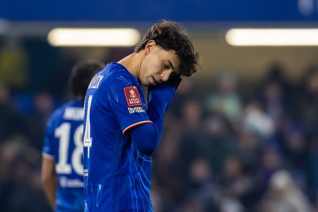 João Félix festeja golo diante do Morecombe
