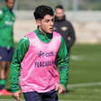 Dani Morer realizando um treino pelo Moreirense
