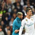 Ronaldo com a camisola do Real Madrid