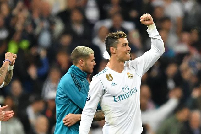 Ronaldo com a camisola do Real Madrid