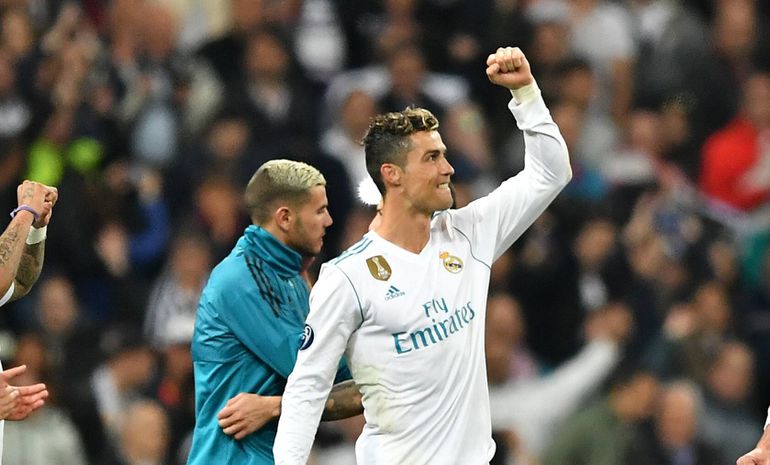 Ronaldo com a camisola do Real Madrid