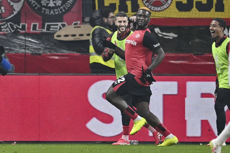 Boniface festeja golo