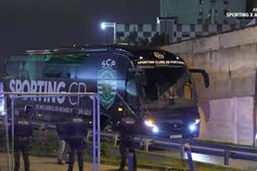 Comitiva do Sporting chega a Alvalade