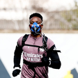 Vinícius Jr. treina-se com máscara (Foto: Real Madrid/X)