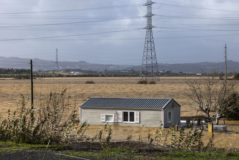 As cheias afetaram a Azambuja - Foto: José Sena Goulão/LUSA