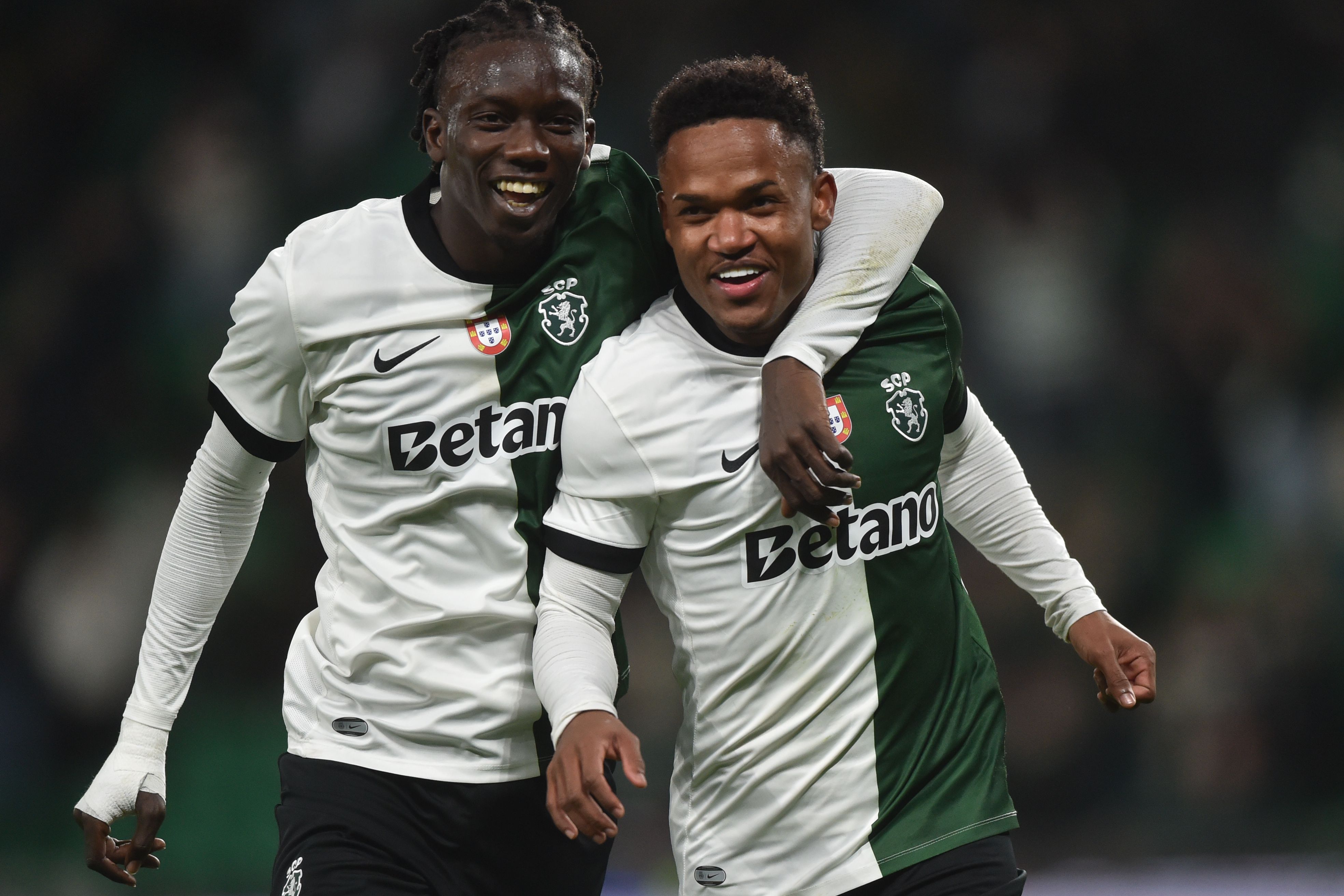 Geny Catamo marcou o 3-2 no prolongamento, depois de entrar para extremo, com Faye a recuar para lateral - Foto: MIGUEL NUNES