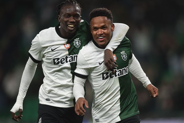 Geny Catamo marcou o 3-2 no prolongamento, depois de entrar para extremo, com Faye a recuar para lateral - Foto: MIGUEL NUNES