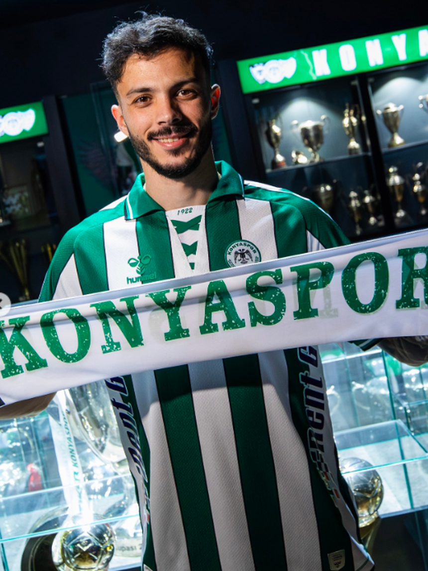 Diogo Gonçalves vai viver a sexta experiência a nível profissional (Foto Instagram/Konyaspor)