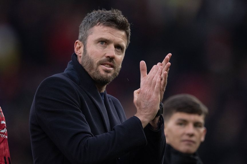 Michale Carrick, treinador do Man. United (IMAGO)