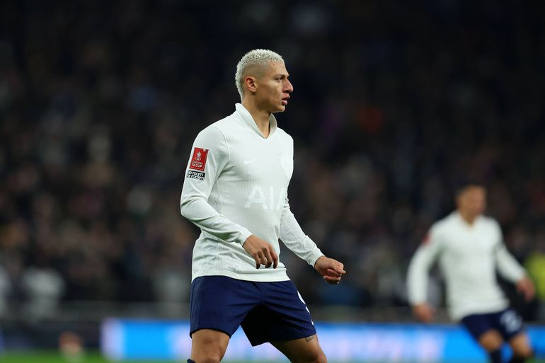Richarlison em 2025/26: 31 jogos/8 golos pelo Tottenham - Foto: IMAGO