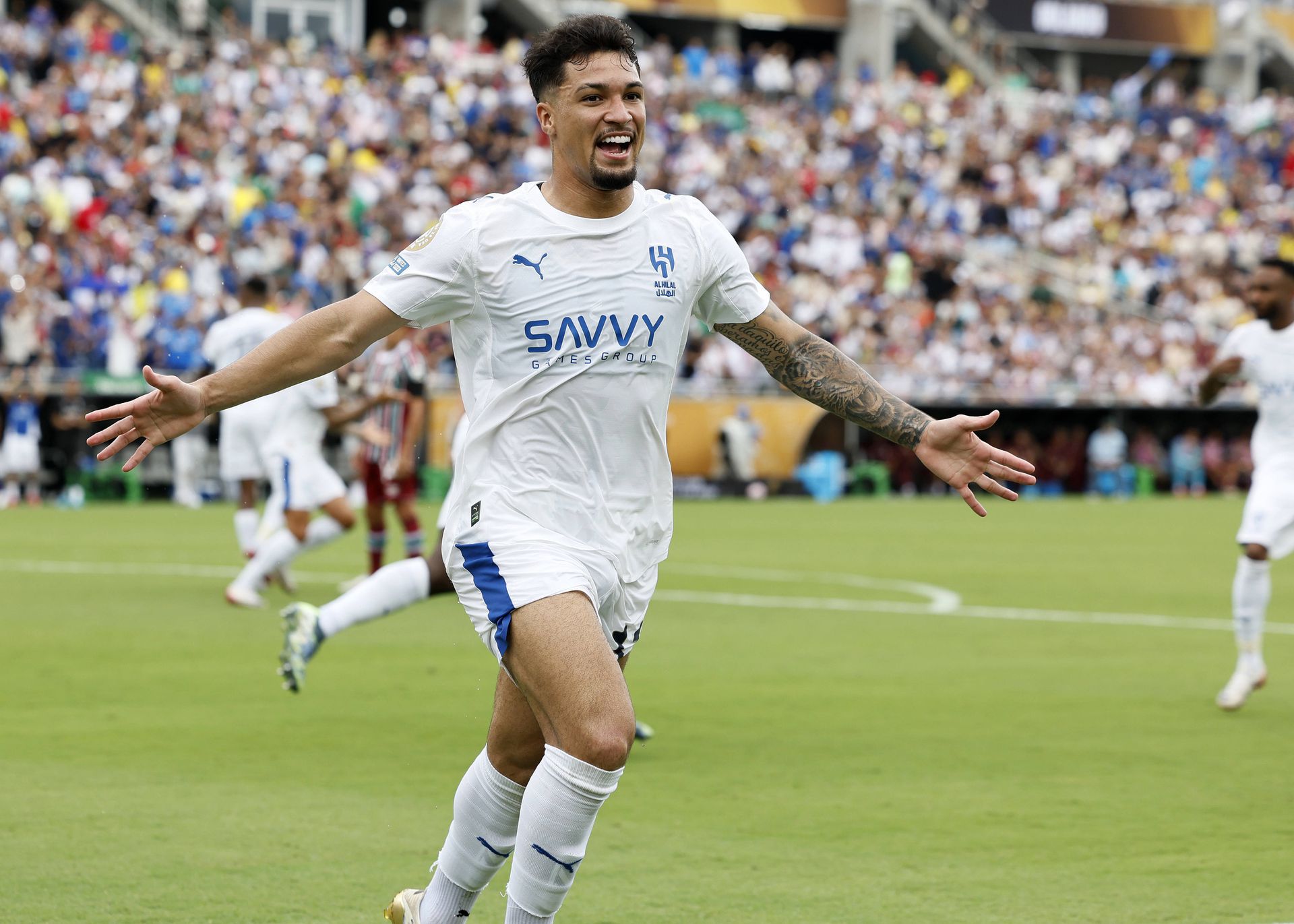 Marcos Leonardo em 2025/26: 24 jogos/14 golos pelo Al Hilal - Foto: IMAGO