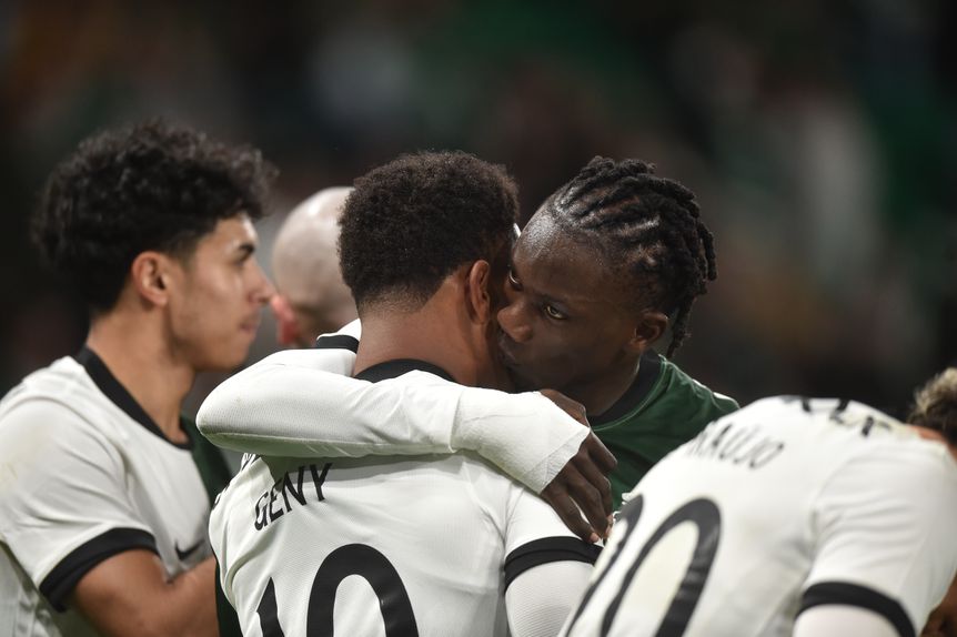 Geny assinou o 3-2 em Alvalade - Foto: Miguel Nunes