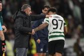 Rui Borges e Luis Suárez, treinador e goleador do Sporting - Foto: MIGUEL NUNES