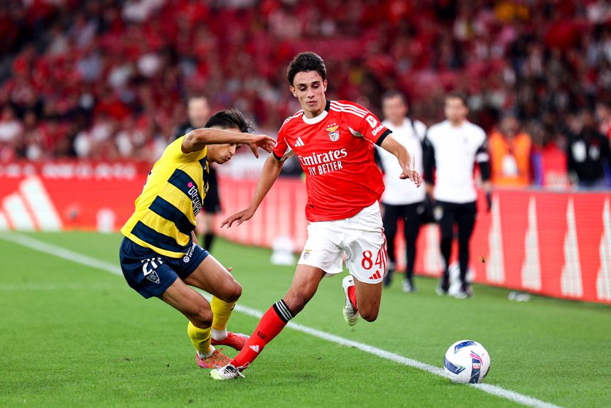 João Rego, médio-ofensivo do Benfica (foto: Imago)
