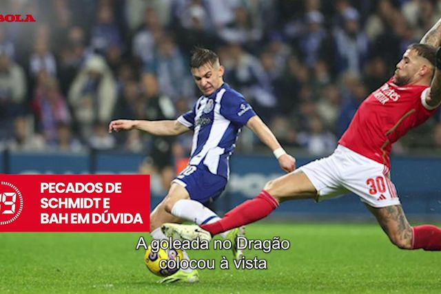 A Bola em 59 segundos: pecados de Schmidt e terça de Champions
