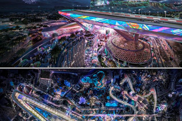 Uma curva a 70 metros de altura: assim será o futuro GP da Arábia Saudita