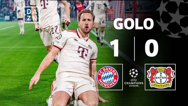 Kane mostra o que é um remate com a cabeça e dá vantagem madrugadora ao Bayern