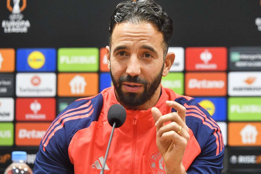 Ruben Amorim, treinador do Manchester United, fez a antevisão ao jogo com a Real Sociedad, para a Liga Europa