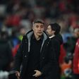 Bruno Lage antes do começo do jogo entre Benfica e Barcelona