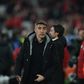 Bruno Lage antes do começo do jogo entre Benfica e Barcelona