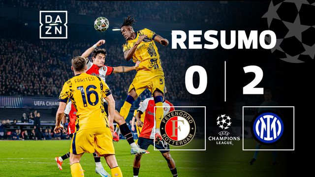 Inter 'puxou dos galões' em Roterdão (resumo)