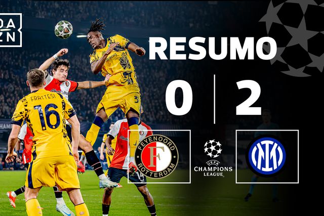 Inter 'puxou dos galões' em Roterdão (resumo)