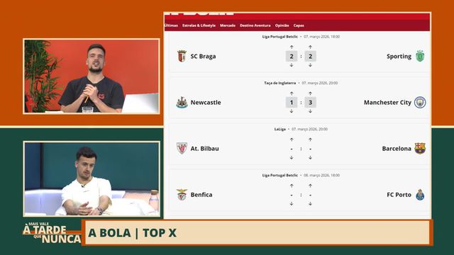 Mais Vale à Tarde Que Nunca - 5/03/2026