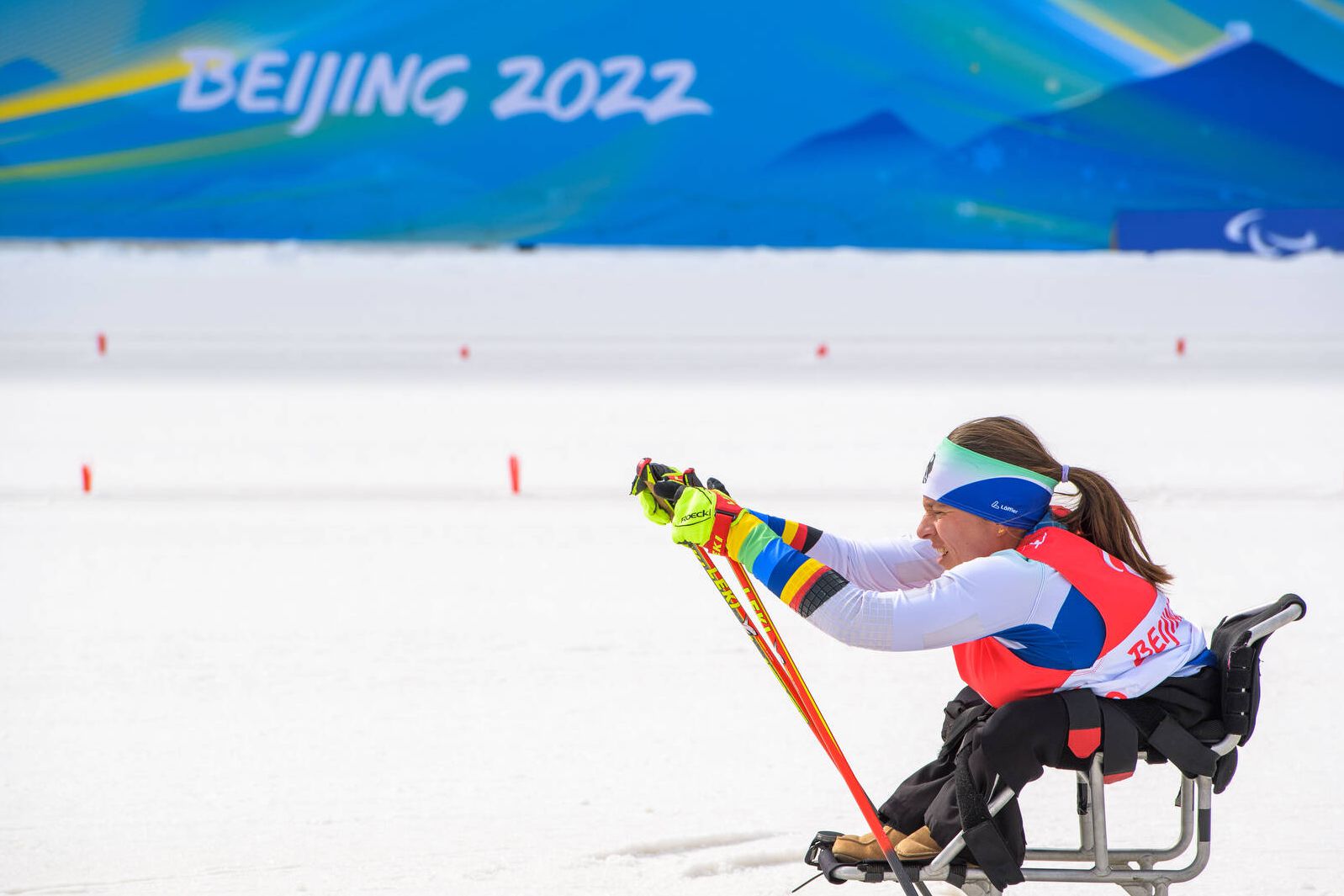 O esqui é uma das modalidades fundadoras dos Jogos Paralímpicos de inverno. IMAGO