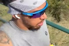 Treino intenso de Lewis Hamilton