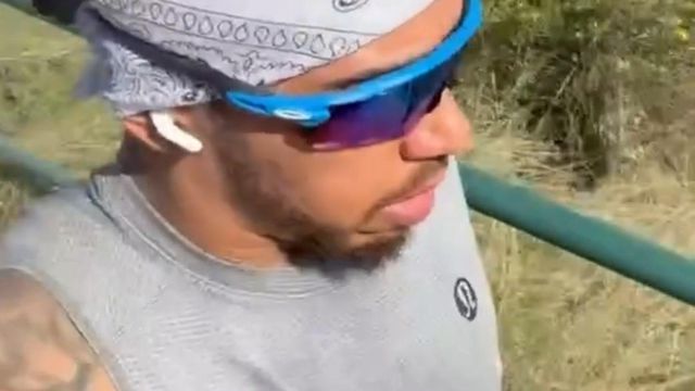 Treino intenso de Lewis Hamilton