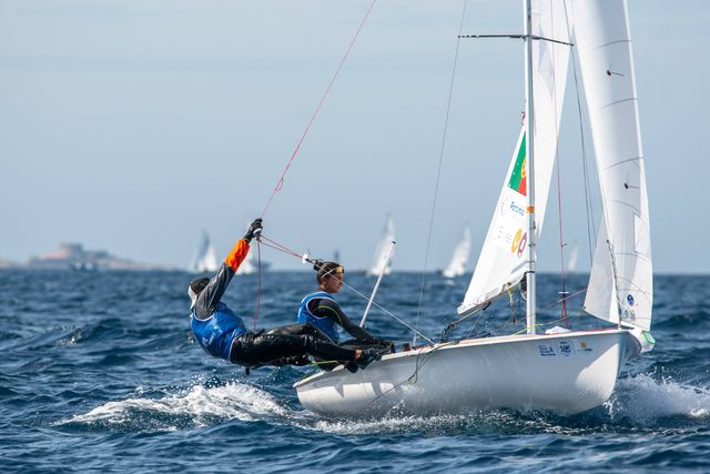 Vela: Beatriz Gago e Rodolfo Pires sobem a sexto no Europeu de 470