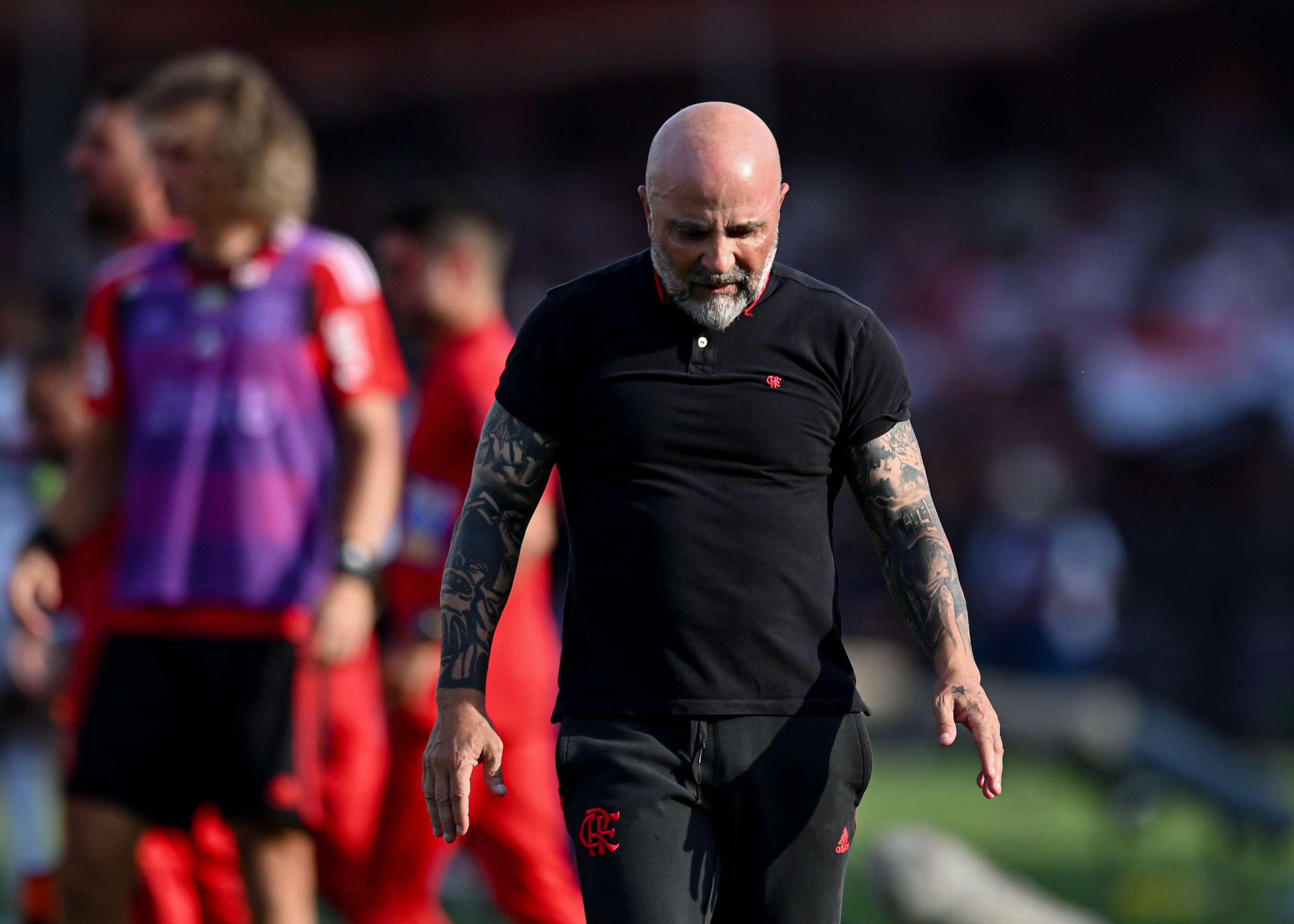 Jorge Sampaoli esteve 164 dias no comando do Flamengo