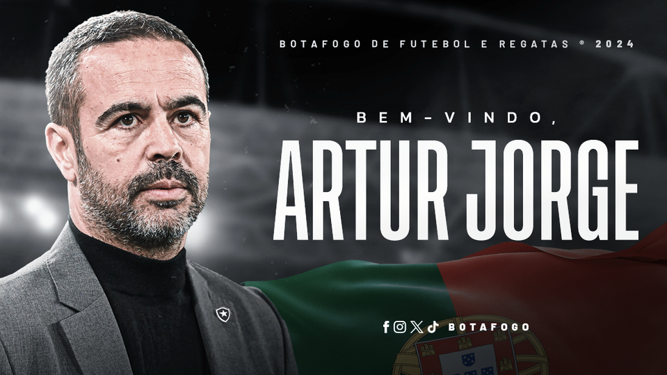 Agora é oficial: Artur Jorge assina até 2025 com o Botafogo