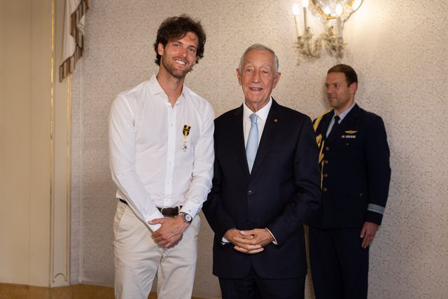 João Sousa condecorado pelo Presidente da República