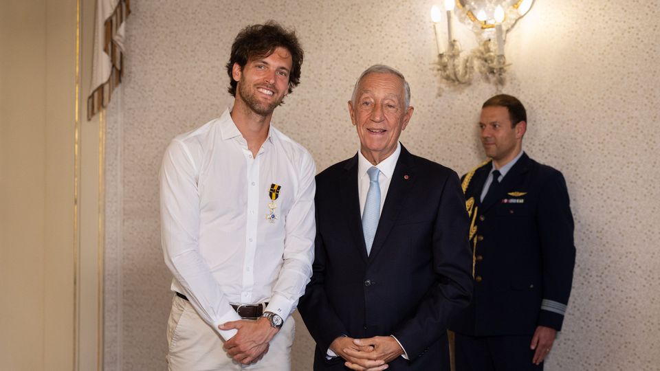 João Sousa condecorado pelo Presidente da República