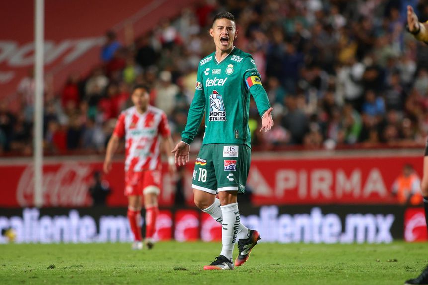 James Rodríguez é o capitão dos mexicanos do Léon (IMAGO)