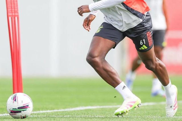 Florentino em treino na época 2024/25 . Foto: SL Benfica