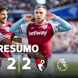 Bis de Evanilson impede reviravolta do West Ham