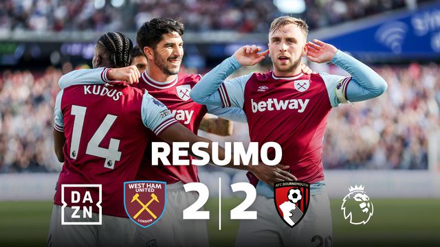 Bis de Evanilson impede reviravolta do West Ham